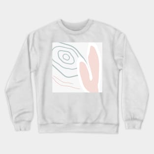 Topographic Pattern Crewneck Sweatshirt